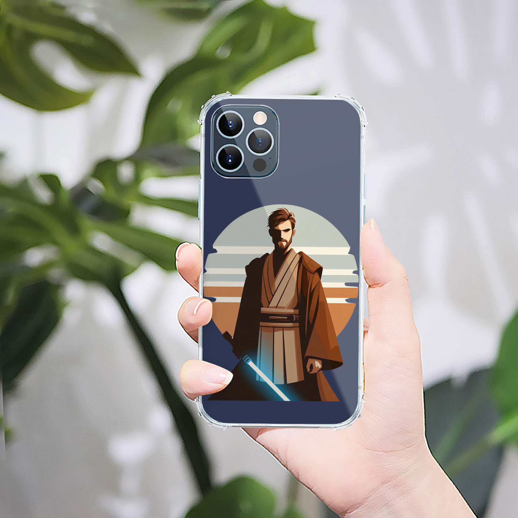 （画像用） スター・ウォーズ Star Wars 【iPhone 12シリーズ対応】透明スマホケース（クリアソフトケース）